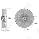 Осевой вентилятор ebmpapst S3G630AL06G1