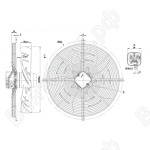 Осевой вентилятор ebmpapst S4E450BP0110