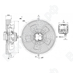 Осевой вентилятор ebmpapst S4E500AD0301