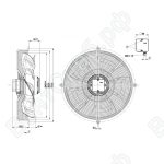 Осевой вентилятор ebmpapst S4E500AM0301