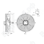 Осевой вентилятор ebmpapst S4E500AM0302