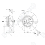 Осевой вентилятор ebmpapst A2E170AF2311
