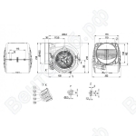 Центробежный вентилятор ebmpapst D1G146HS0104