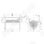 Центробежный вентилятор ebmpapst D2D133AB0631