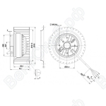 Центробежный вентилятор ebmpapst R2E140AE7705