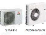 Наружный блок SUZ-KA с инвертором с режимом работы охлаждение/нагрев