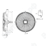 Осевой вентилятор ebmpapst S6D630AN0101
