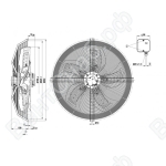 Осевой вентилятор ebmpapst S6D800AD0101