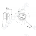 Осевой вентилятор ebmpapst A2E200AF0251_1