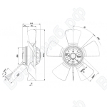 Осевой вентилятор ebmpapst A2E250AE6555_1