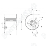 Центробежный вентилятор ebmpapst D1G160DA1952_1