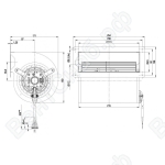 Центробежный вентилятор ebmpapst D2D133AB0211