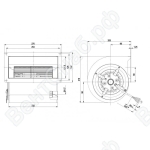 Центробежный вентилятор ebmpapst D2D146AA2425