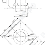 Высокотемпературные крышные вентиляторы DVV Размер