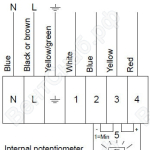 EC-вентиляторы для прямоугольных каналов RS EC Электросхема
