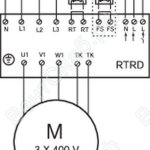 Регуляторы скорости, трансформаторы RTRD Электросхема