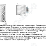 Структура фильтра воздушного ФВКас