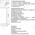 Комплектация горизонтального люка