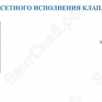 Схема видов кассетного исполнения клапана КПС-1м