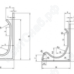 Схема конструкции шинореечного профиля